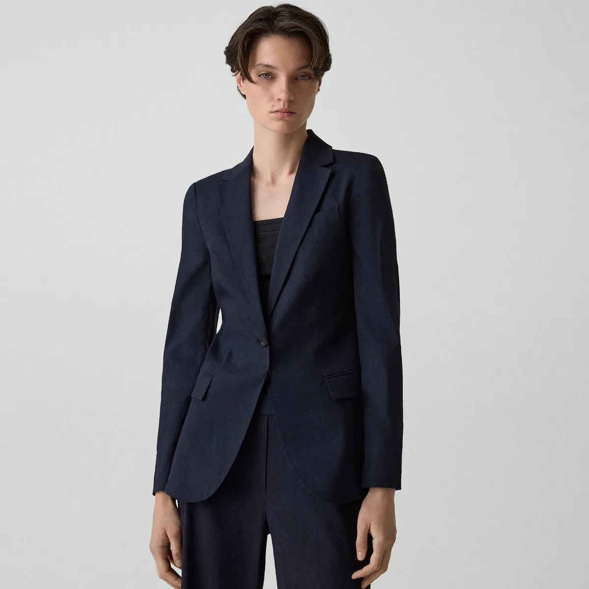 Staple Blazer in Good Linen by Theory