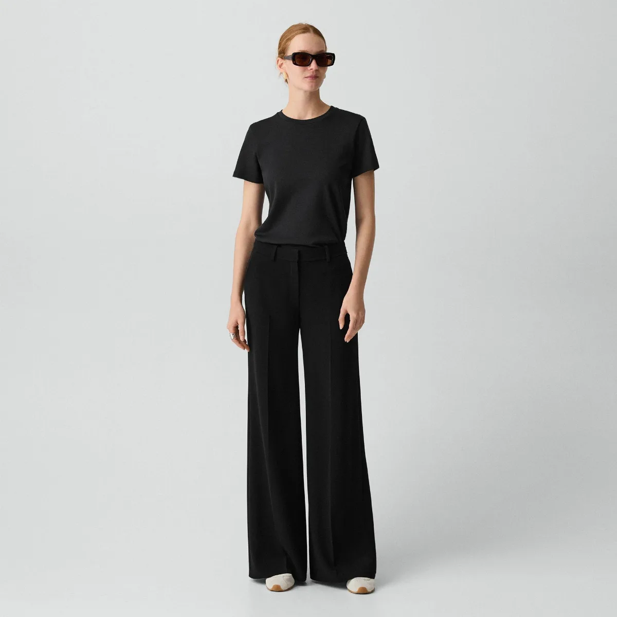 Fluid Flare Pant, 30 in Admiral Crepe by Theory