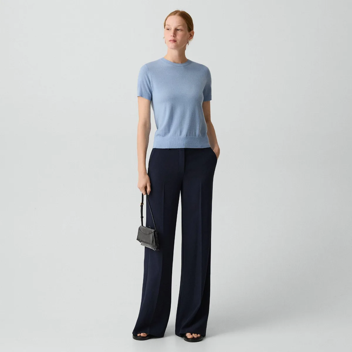 Fluid Flare Pant, 30 in Admiral Crepe