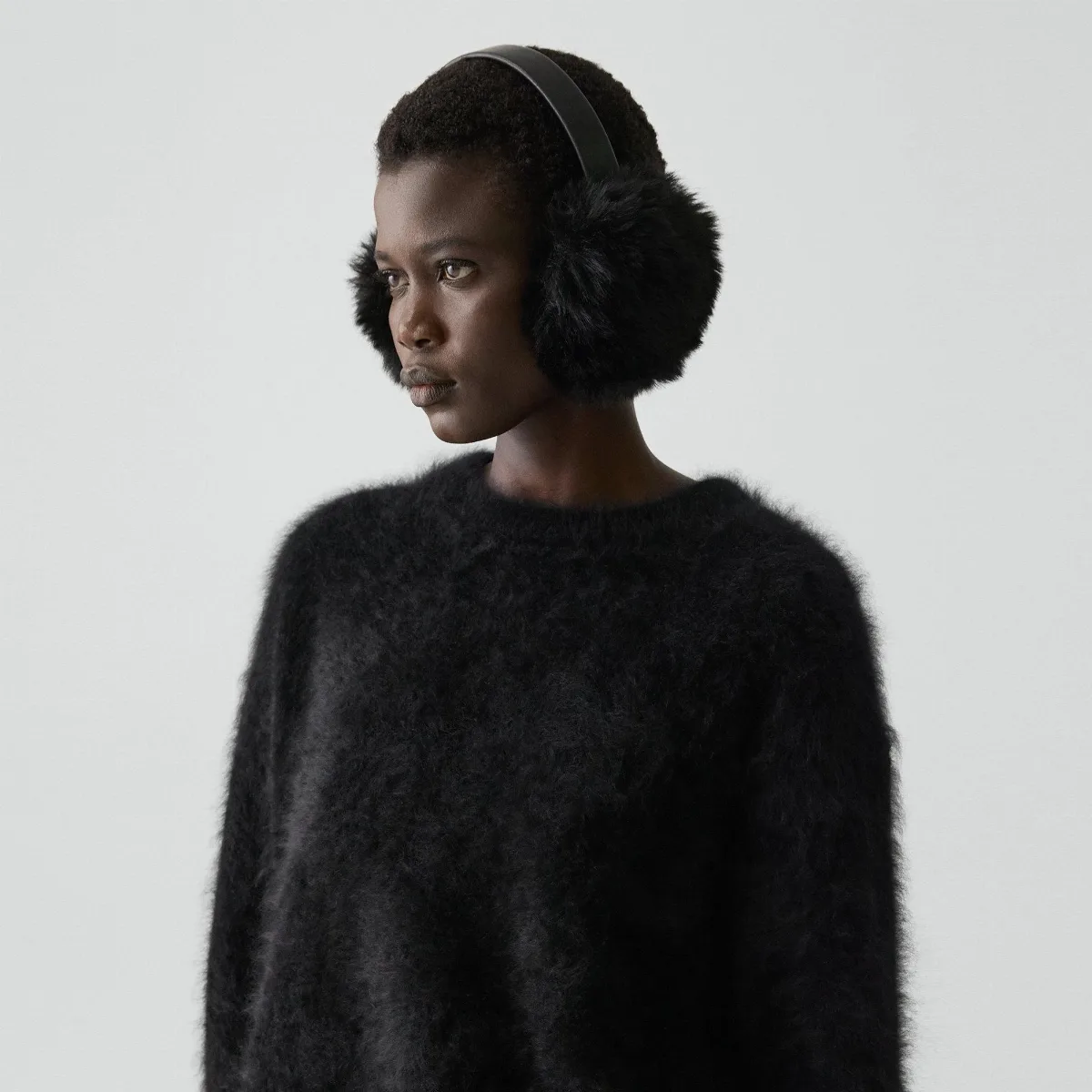 Earmuffs in Faux Fur by Theory