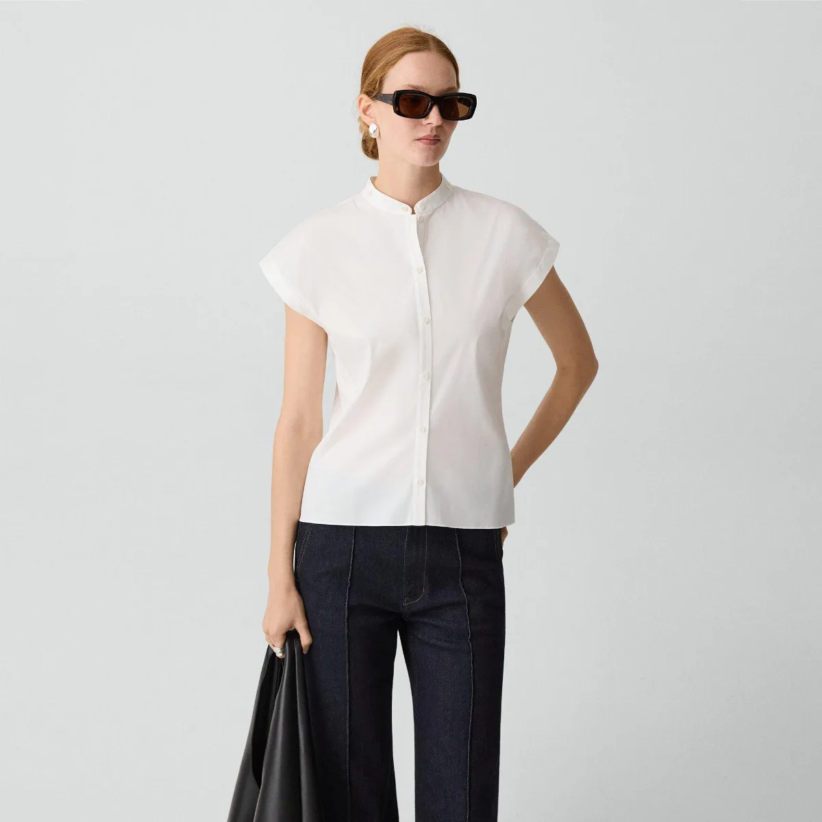 Slim Shirt in Good Poplin by Theory