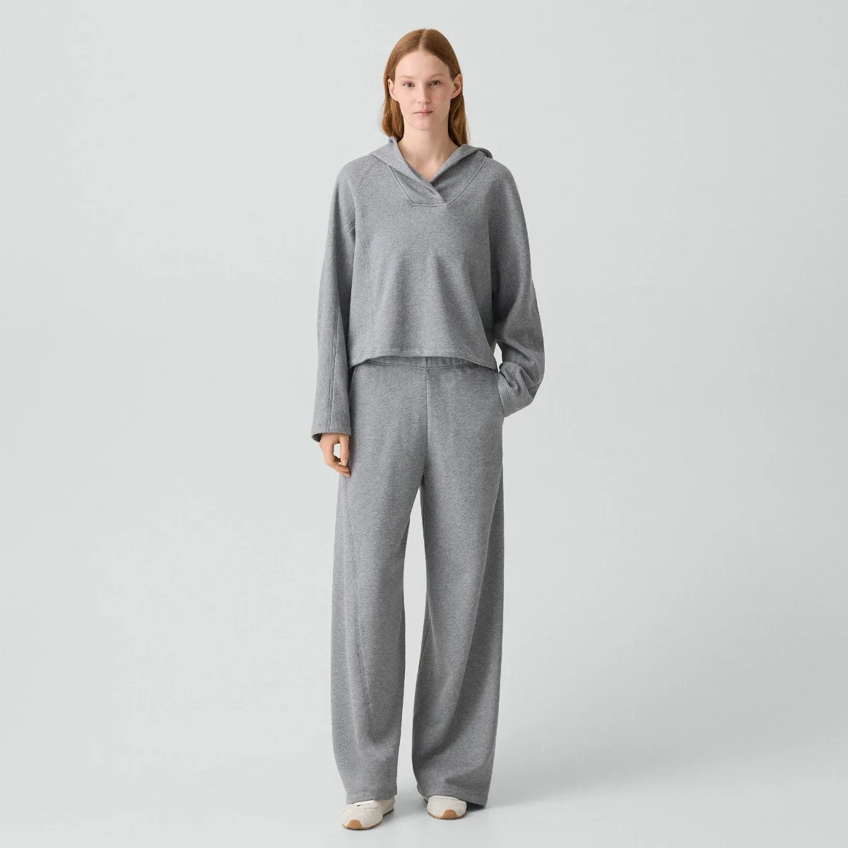Curved Pull-On Pant in Lounge Terry by Theory