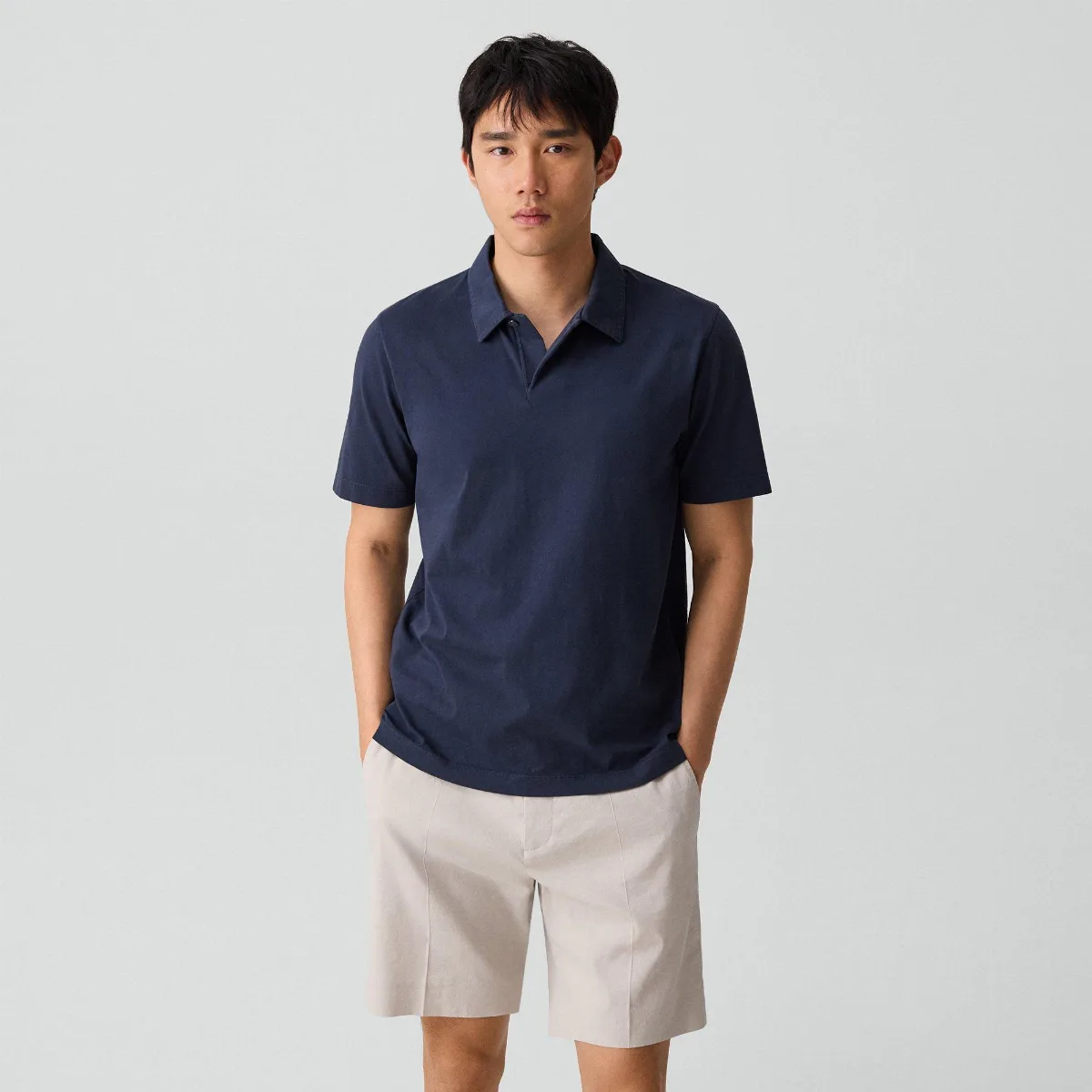 Polo Shirt in Tinted Tee by Theory