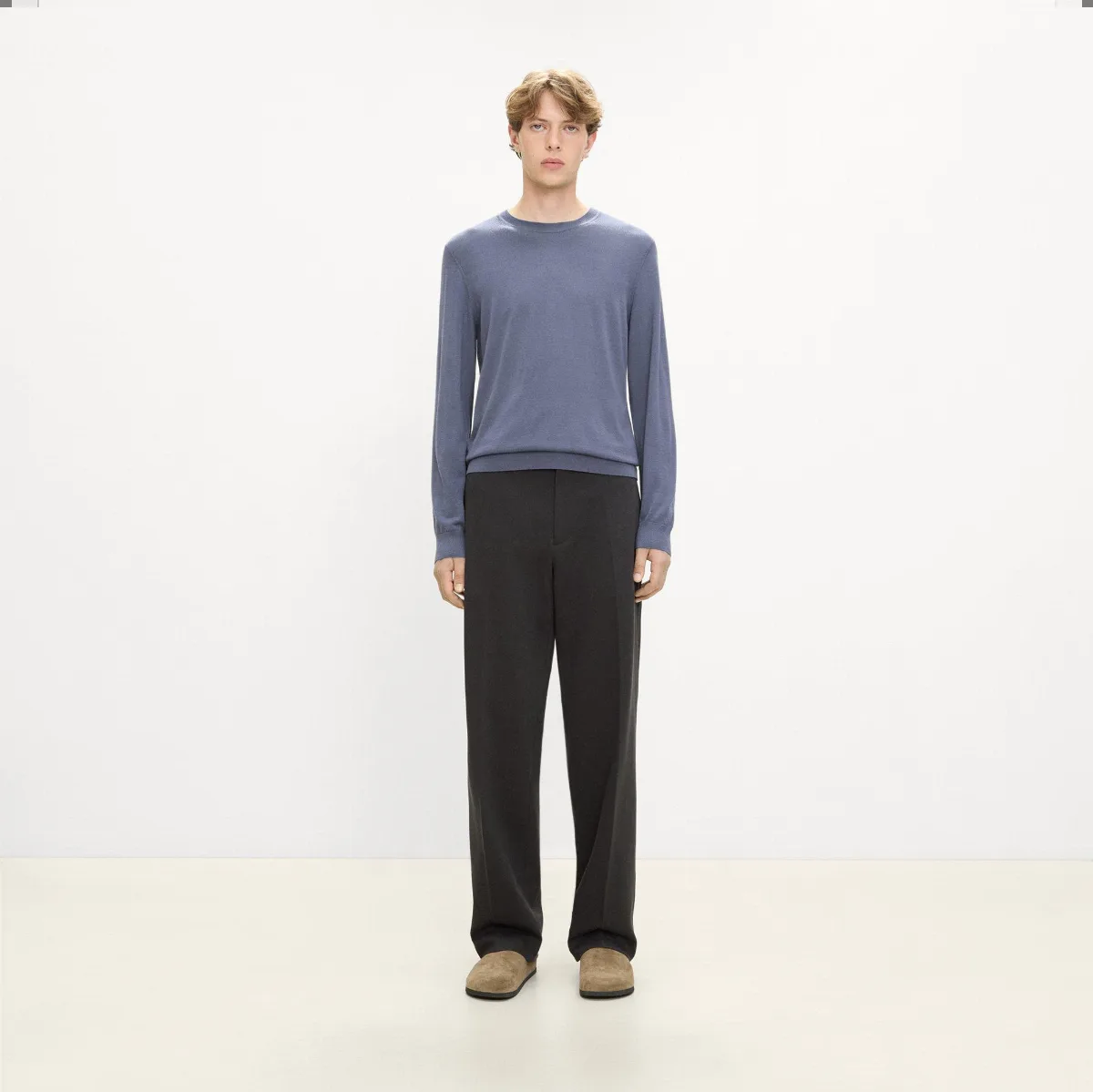 Crewneck Sweater in Regal Wool by Theory