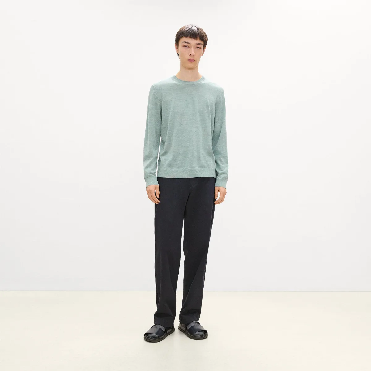 Crewneck Sweater in Regal Wool by Theory