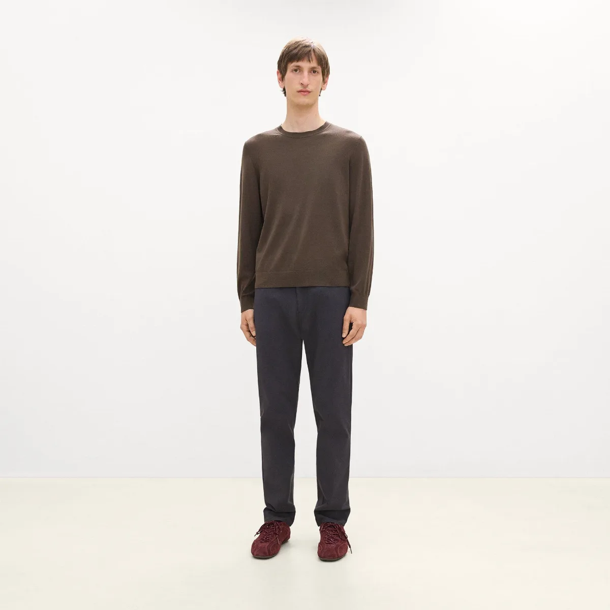 Crewneck Sweater in Regal Wool by Theory