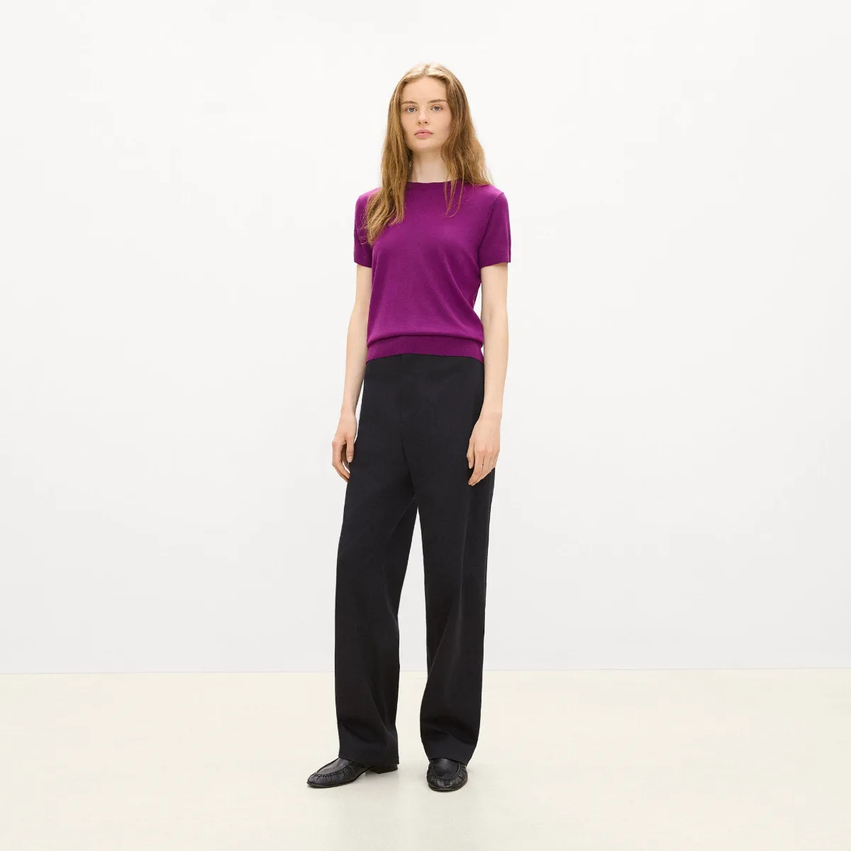 Sweater Tee in Regal Wool by Theory