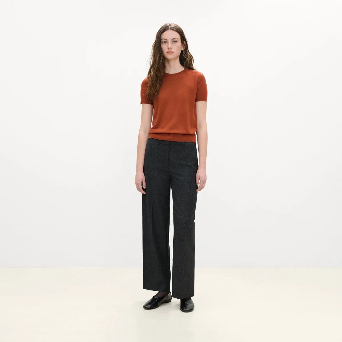Sweater Tee in Regal Wool by Theory