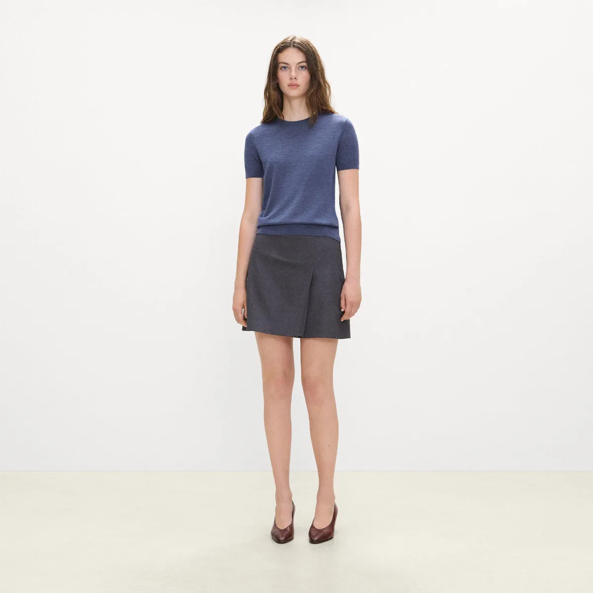Sweater Tee in Regal Wool by Theory