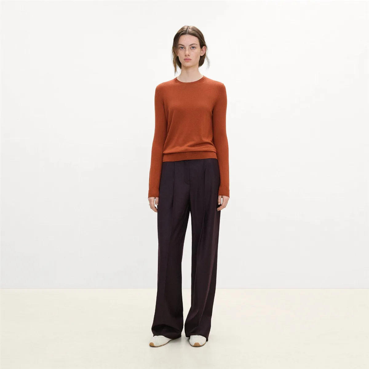 Crewneck Sweater in Regal Wool by Theory