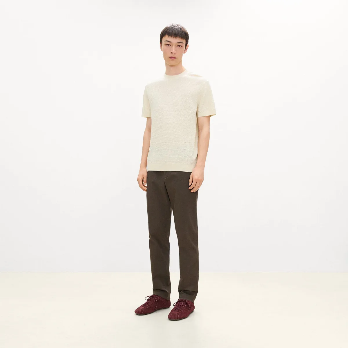 Soris Tee in Light Bilen by Theory