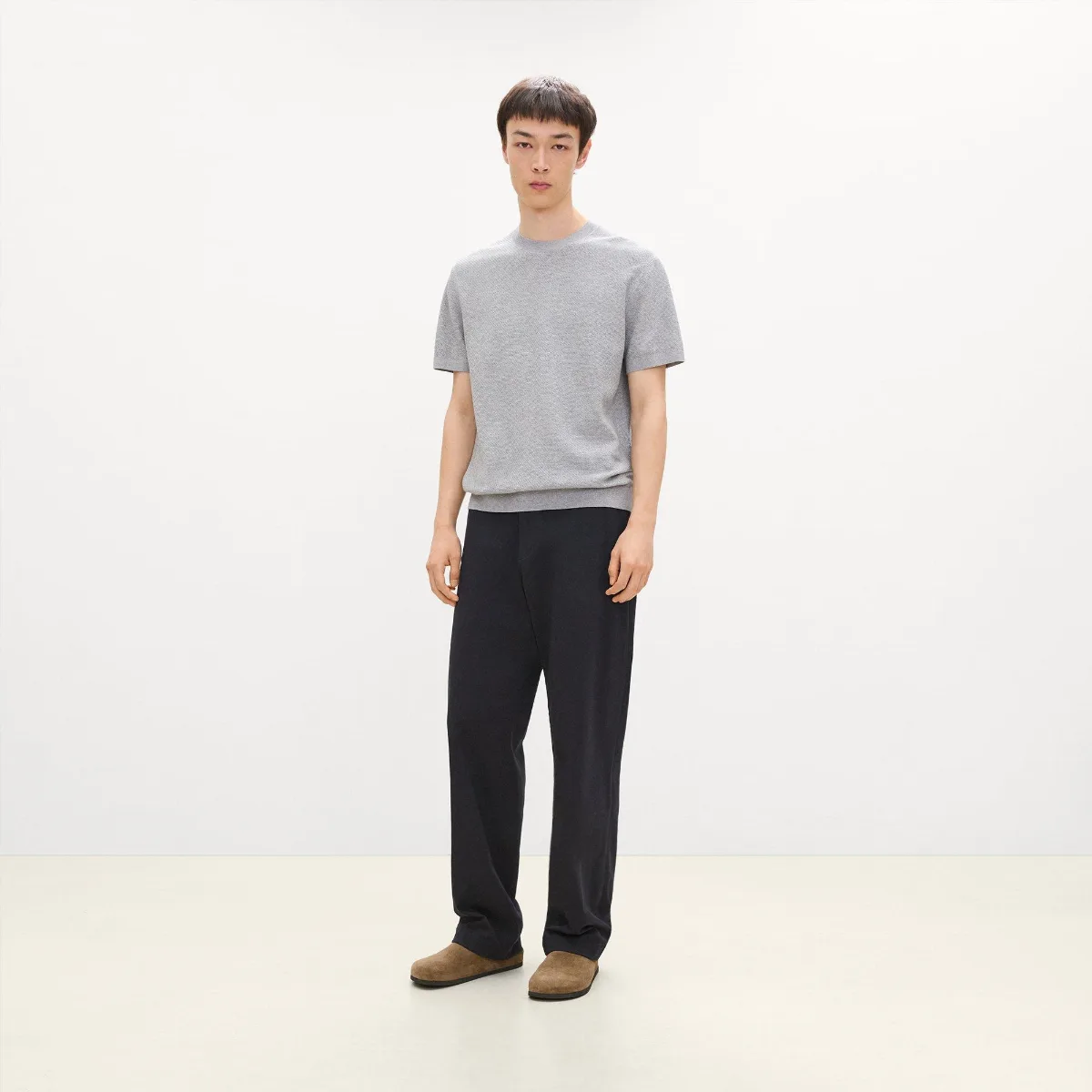Soris Tee in Light Bilen by Theory