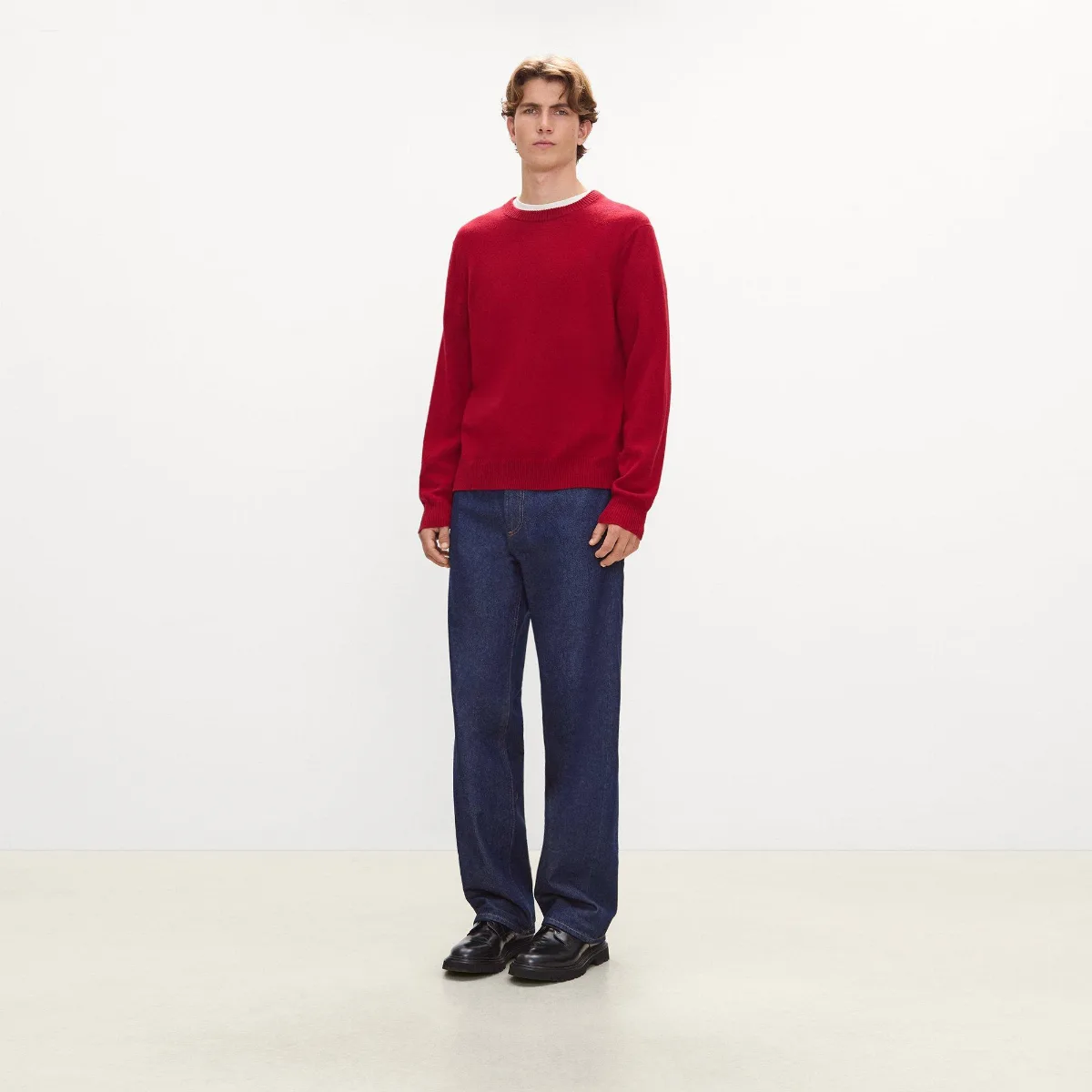 Relaxed Jean in Denim by Theory
