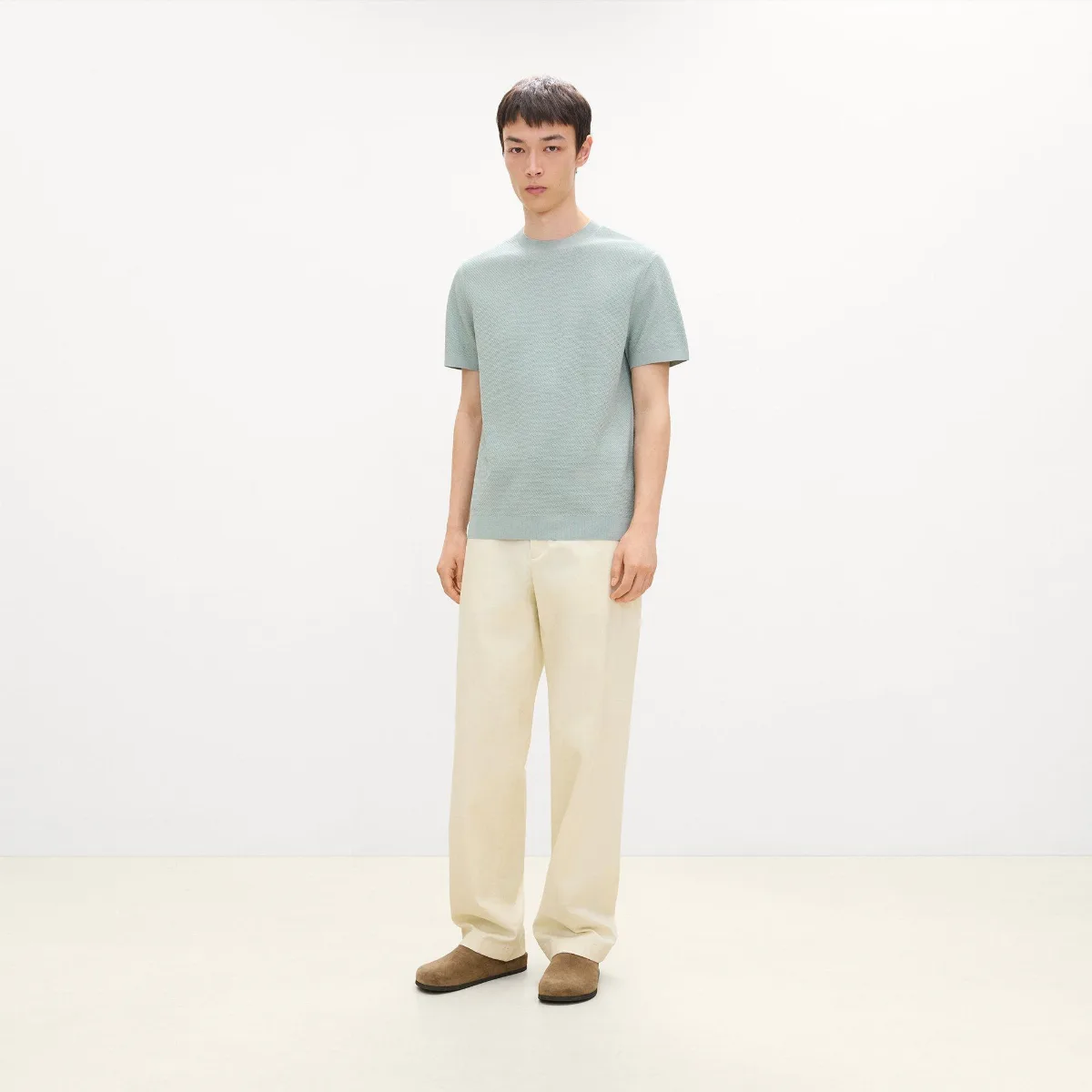 Soris Tee in Light Bilen by Theory