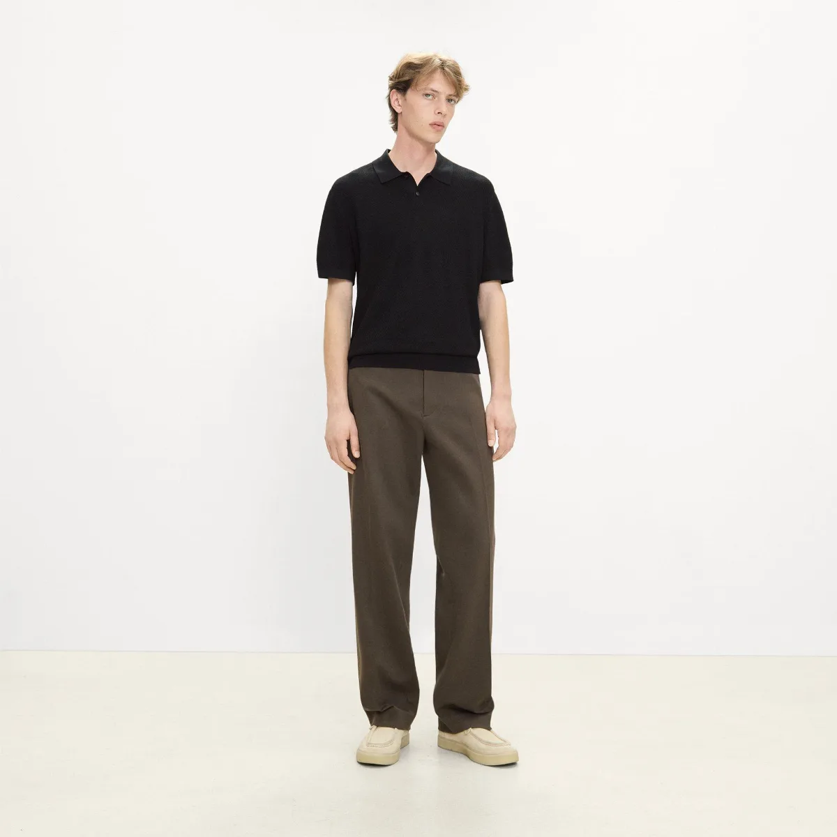 Soris Polo Shirt in Light Bilen by Theory