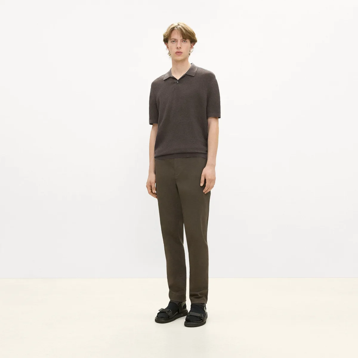 Soris Polo Shirt in Light Bilen by Theory