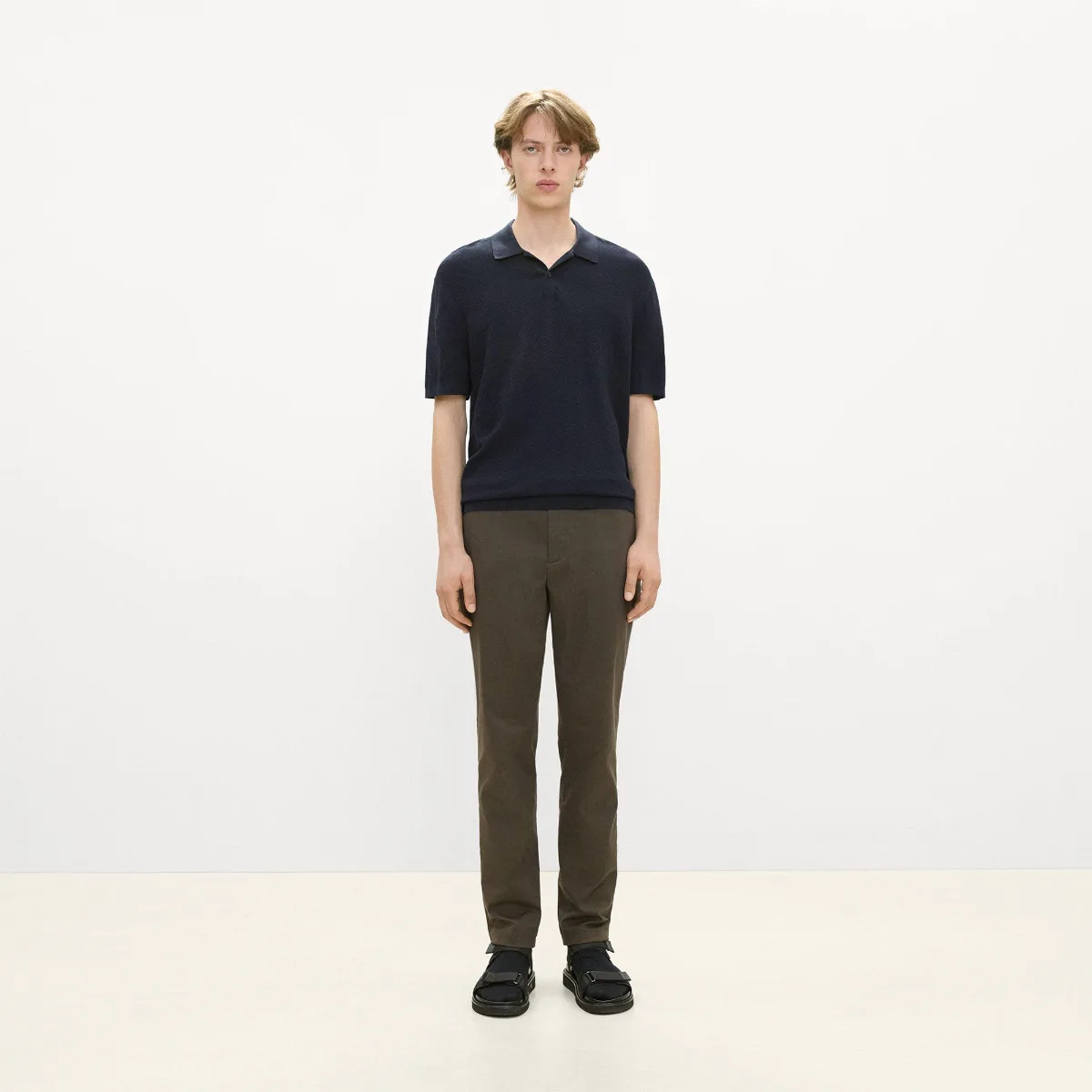 Soris Polo Shirt in Light Bilen by Theory