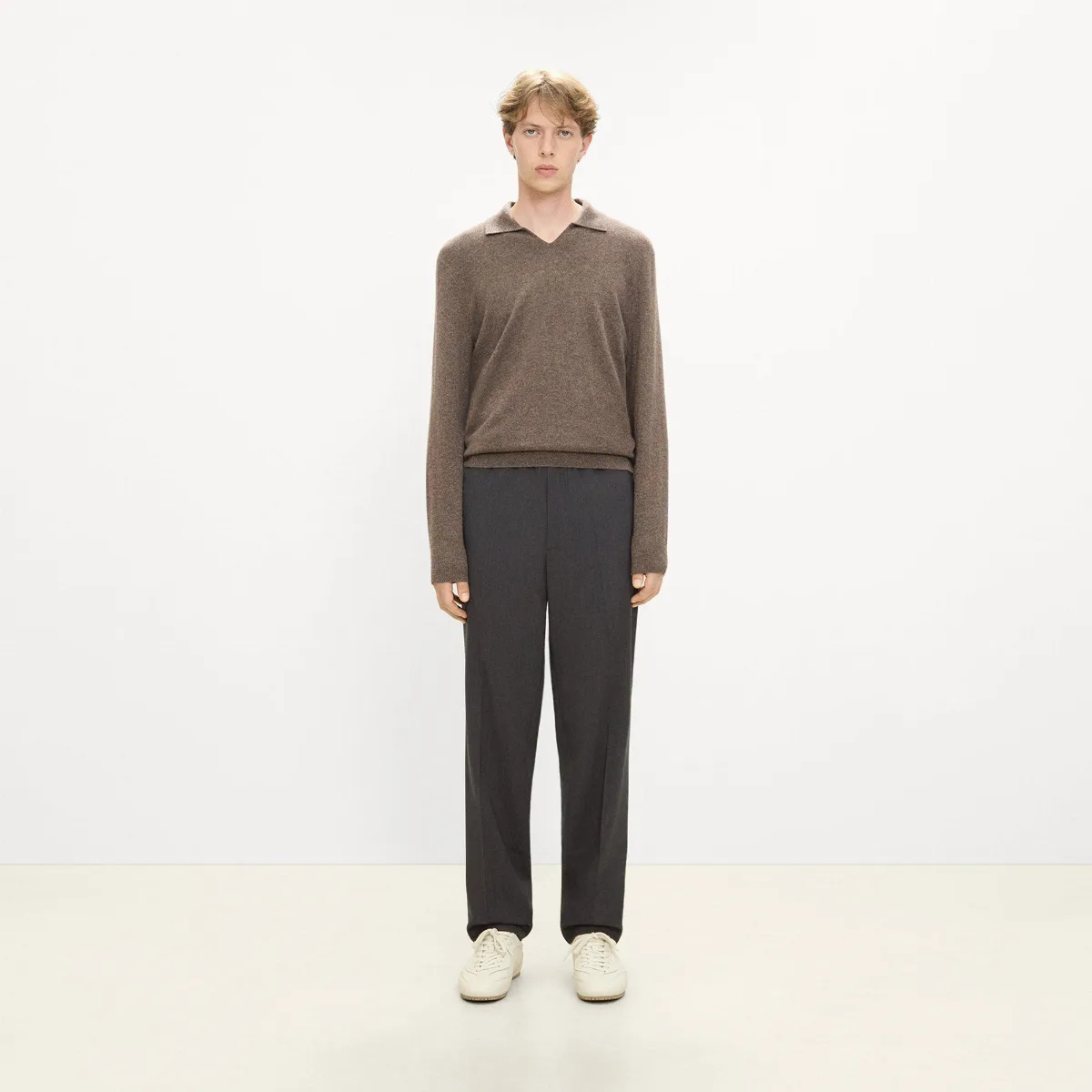 Drawstring Pull-On Pant in Motion Wool Twill