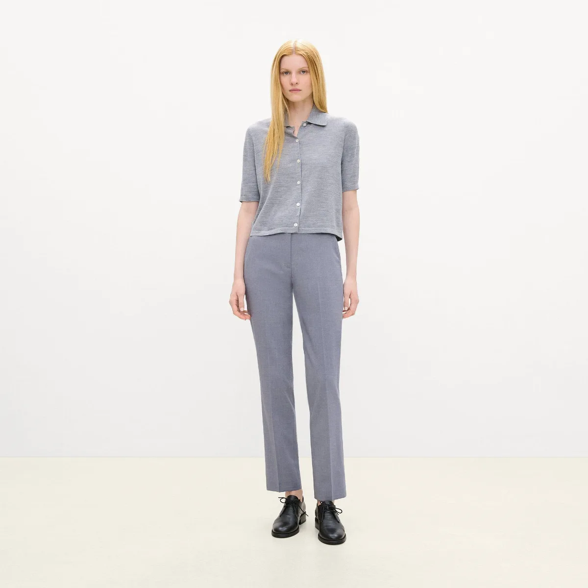 Marcee Pant in Wool Gabardine by Theory