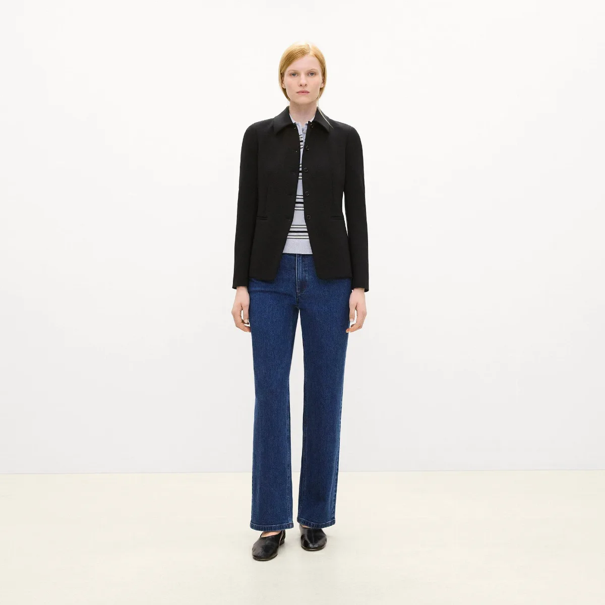 Cutaway Jacket in Admiral Crepe by Theory