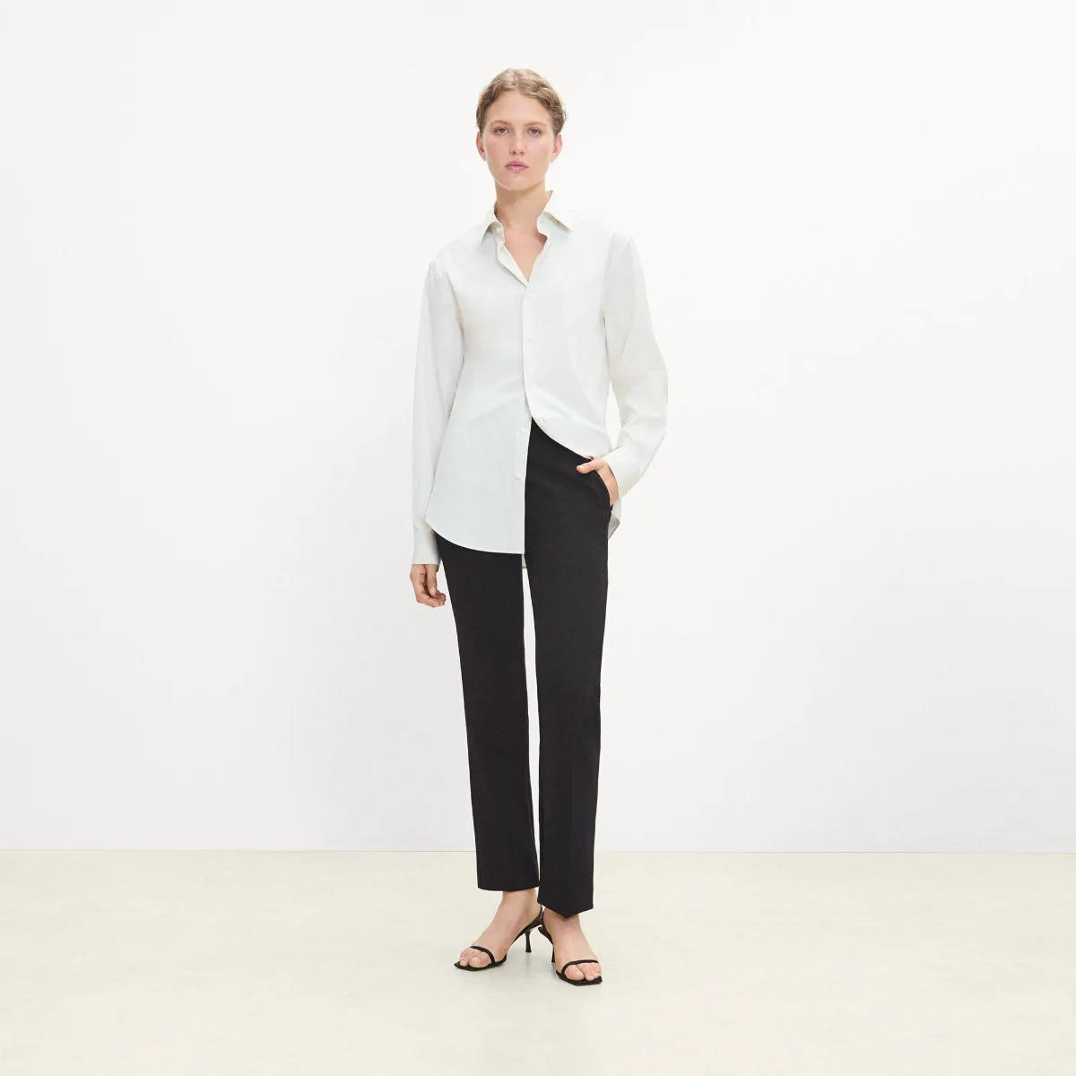 Marcee Pant in Admiral Crepe by Theory