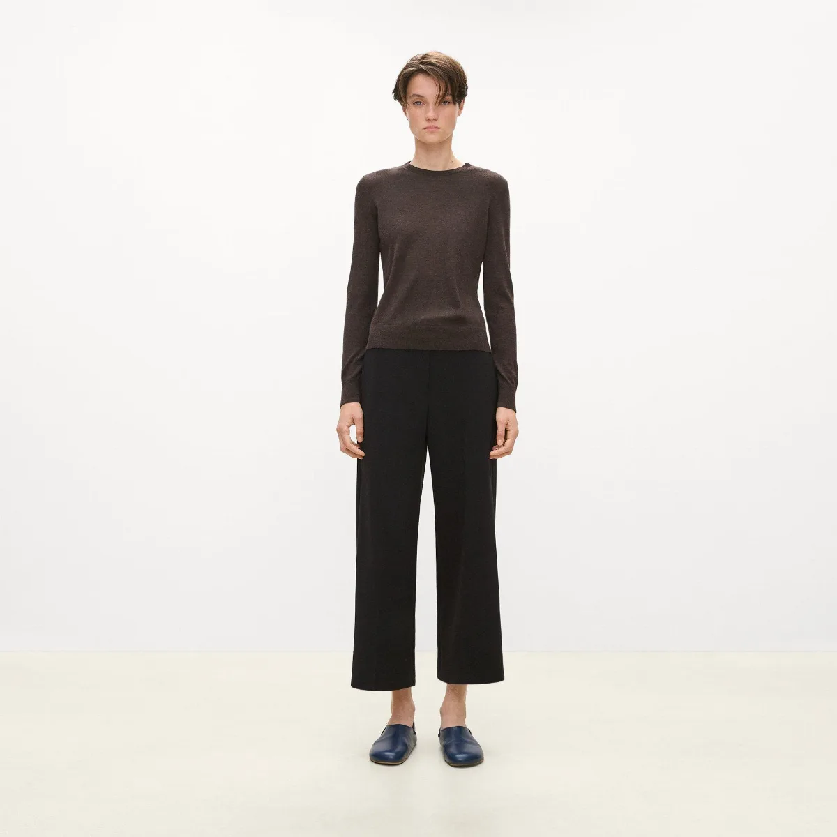 Classic Straight Pull-On Pant in Admiral Crepe by Theory