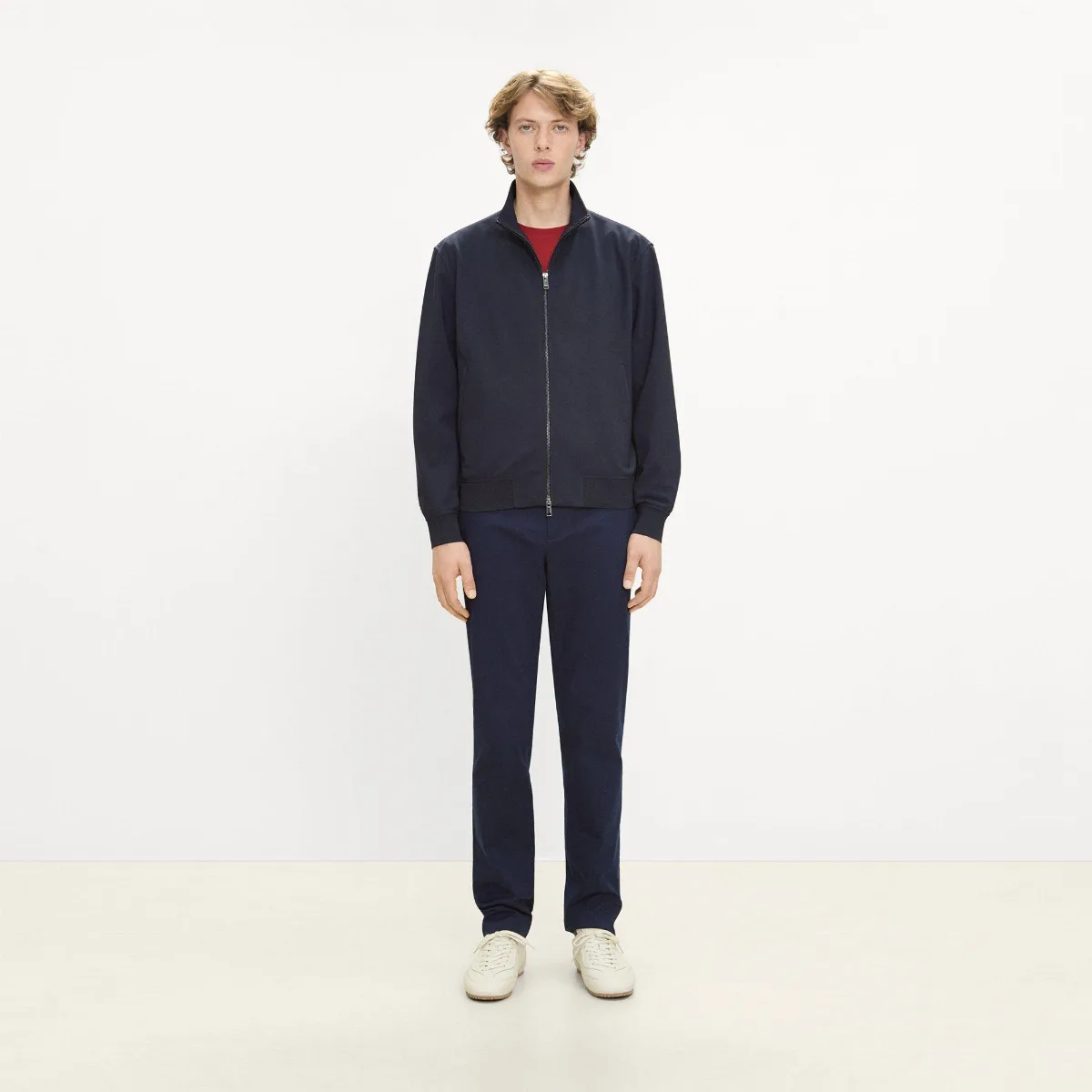 Bomber Jacket in Precision Ponte