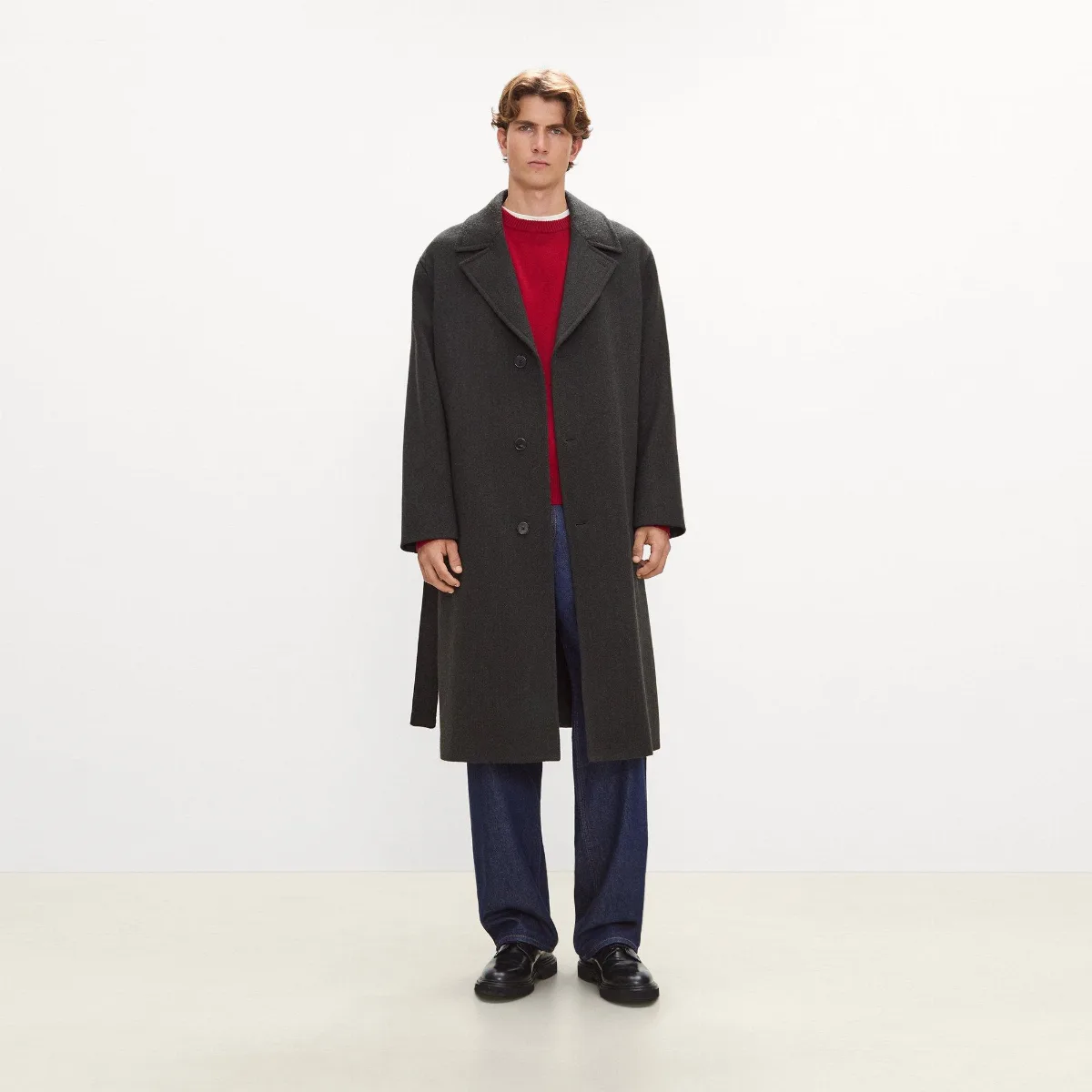 Relaxed Trench Coat in Gansevoort Wool