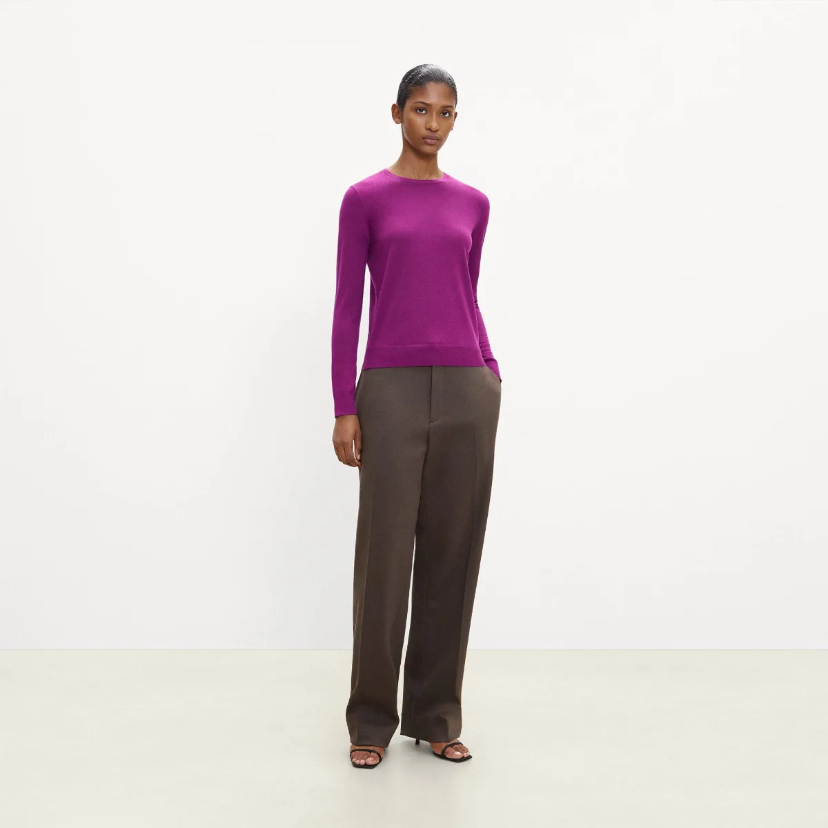 Crewneck Sweater in Regal Wool by Theory