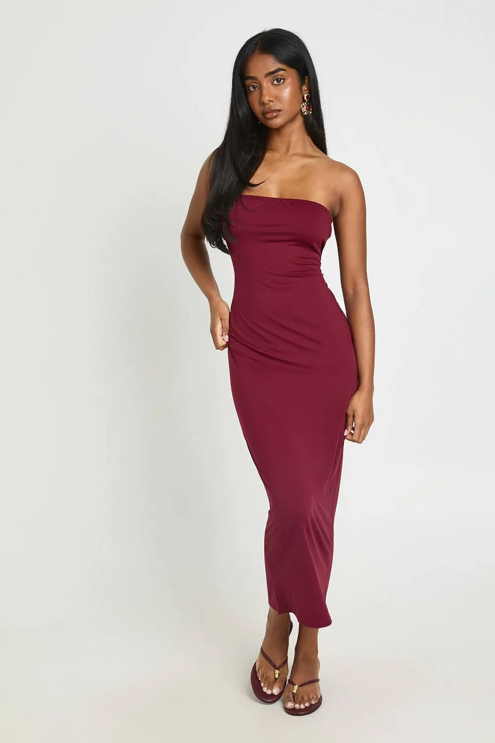 Supersoft Bandeau Midi Dress