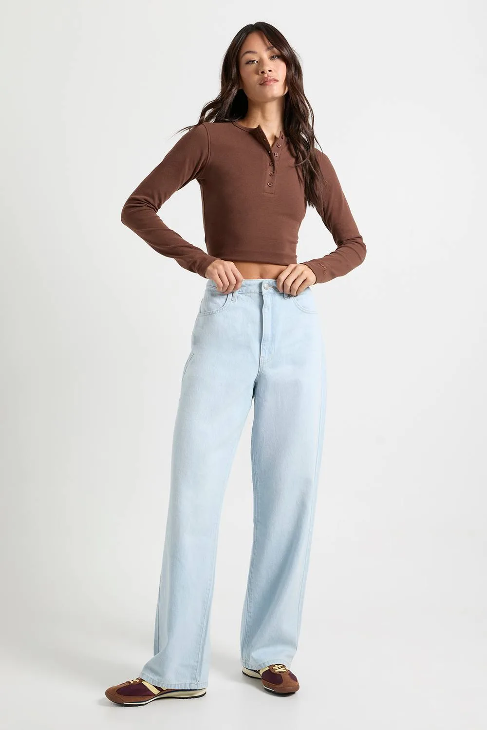 Tall Basics High Waist Straight Leg Jean by boohoo