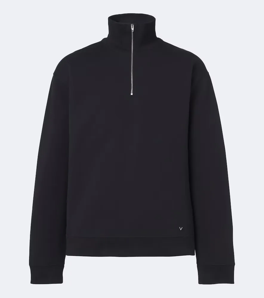 Sweat-Shirt En Coton Mélangé by Valentino
