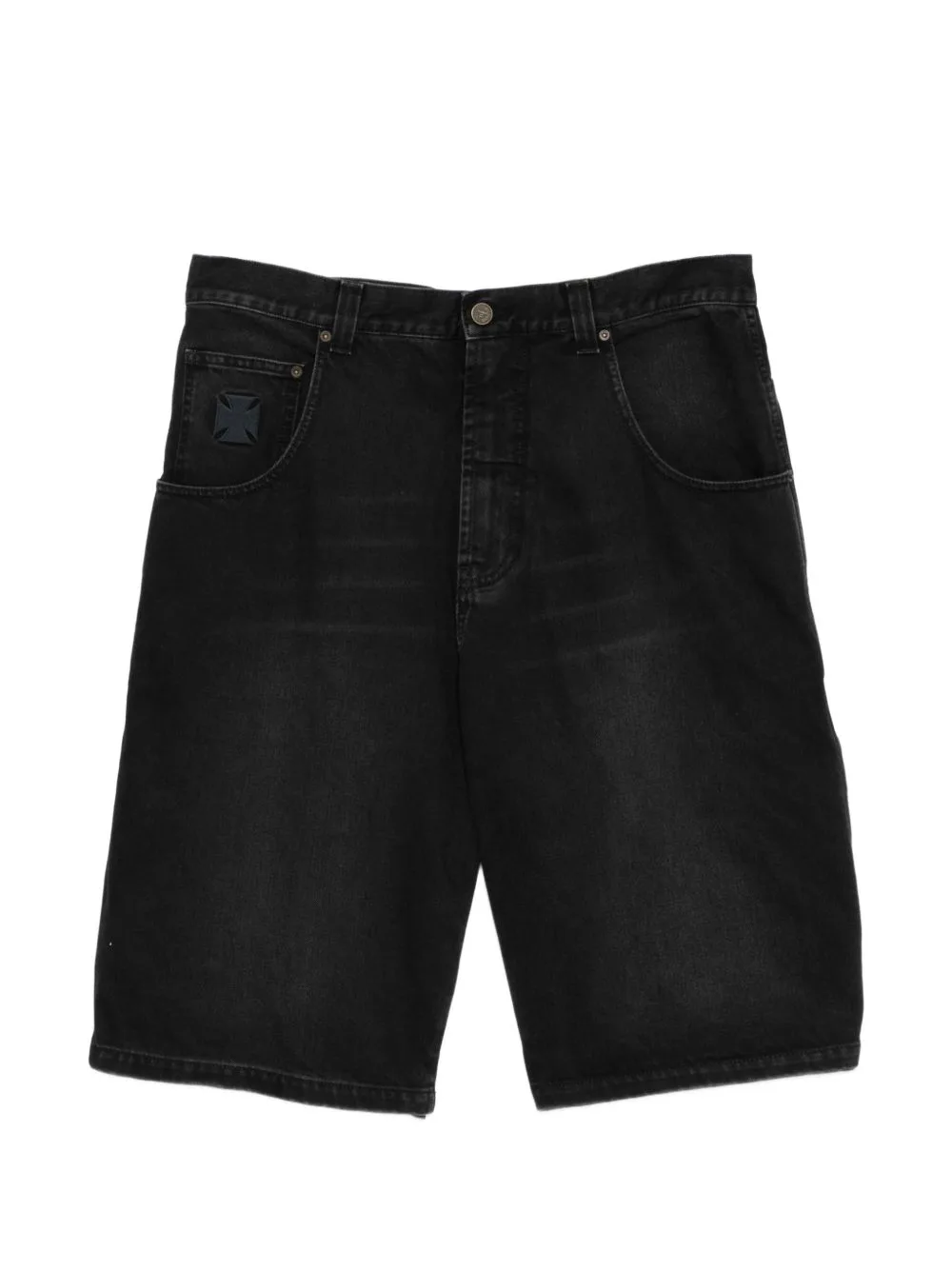 Faded Denim Shorts by VETEMENTS