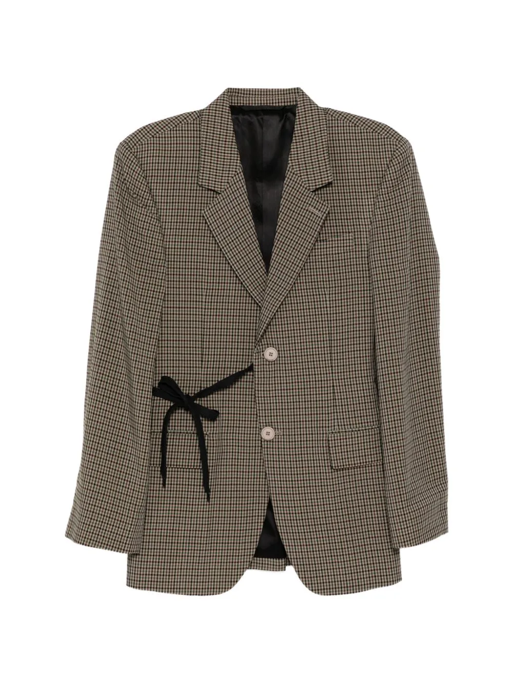 Check Wrap Blazer by Balenciaga