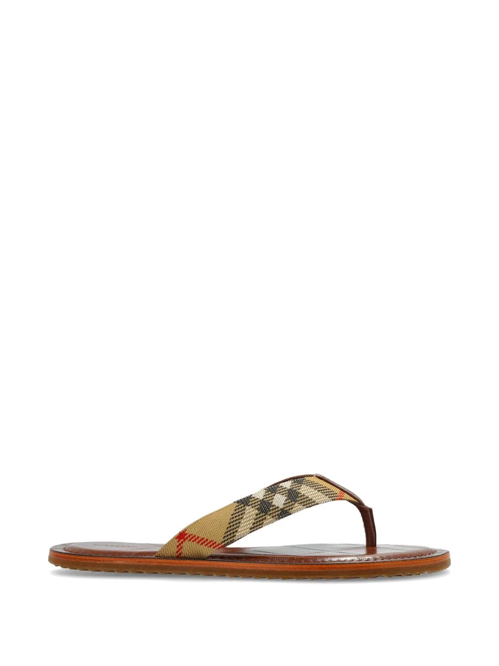 Check Pavilion Sandals by Burberry