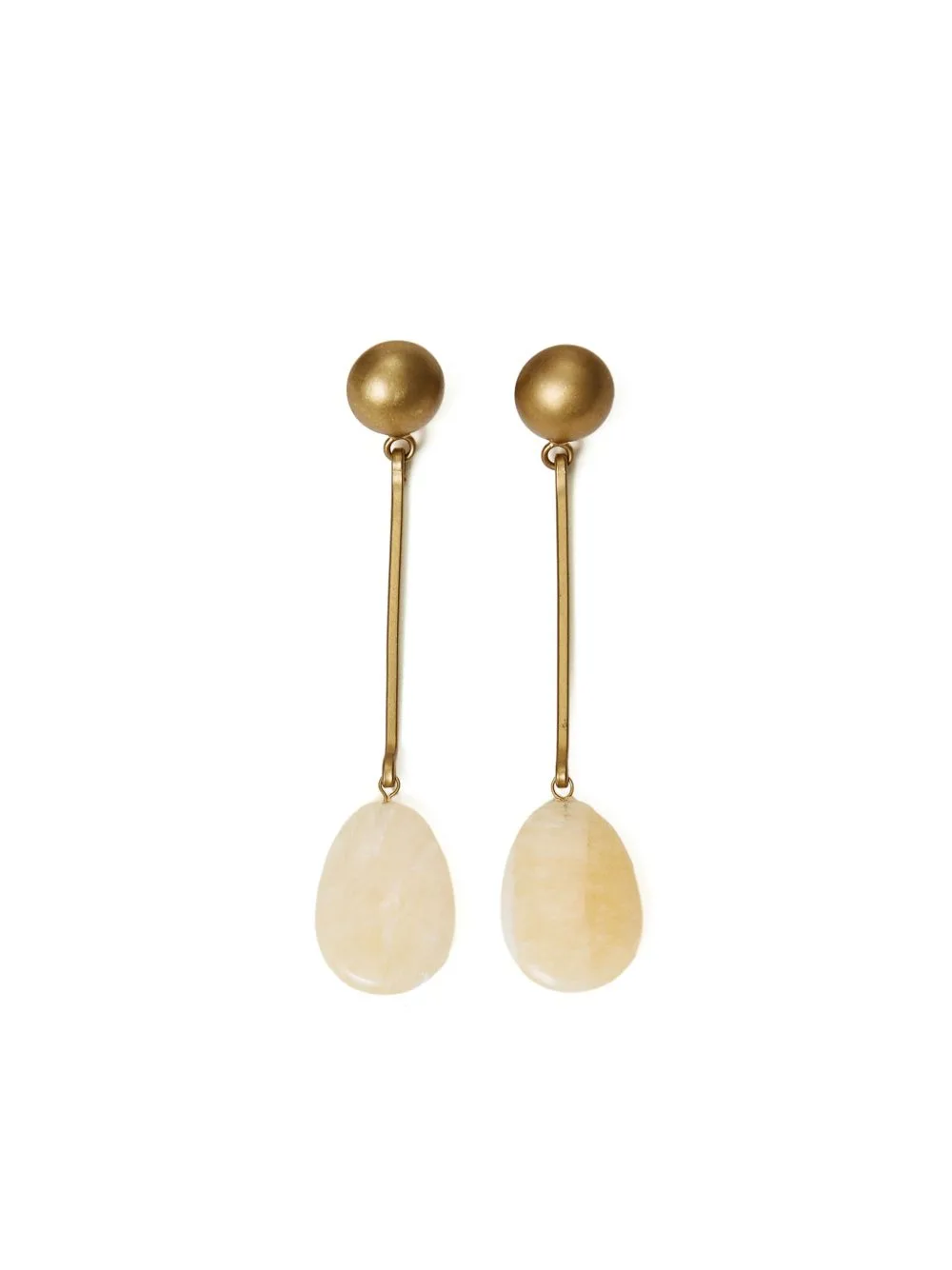Gemstone-Pendant Earrings by TWINSET