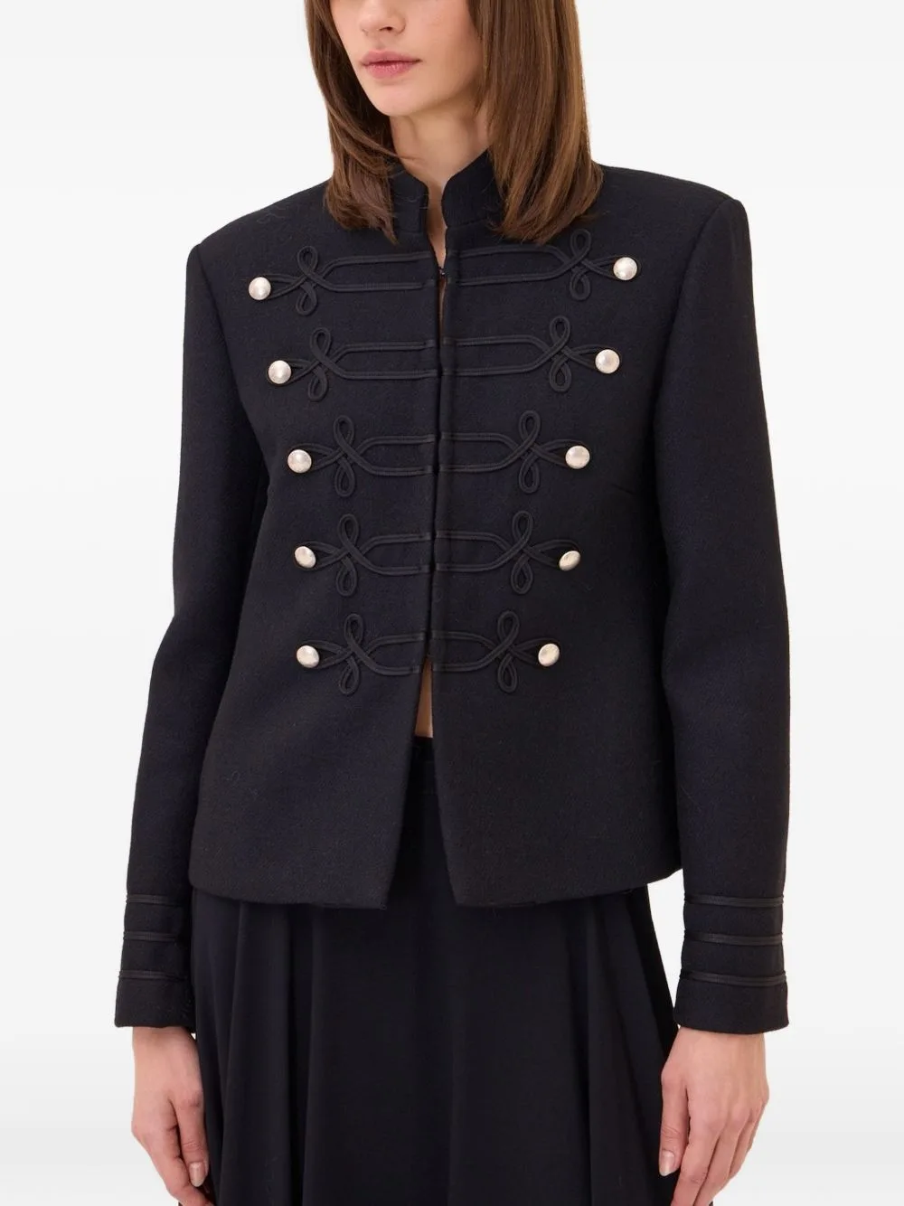 Frogging-Detail Jacket by Ottod'Ame