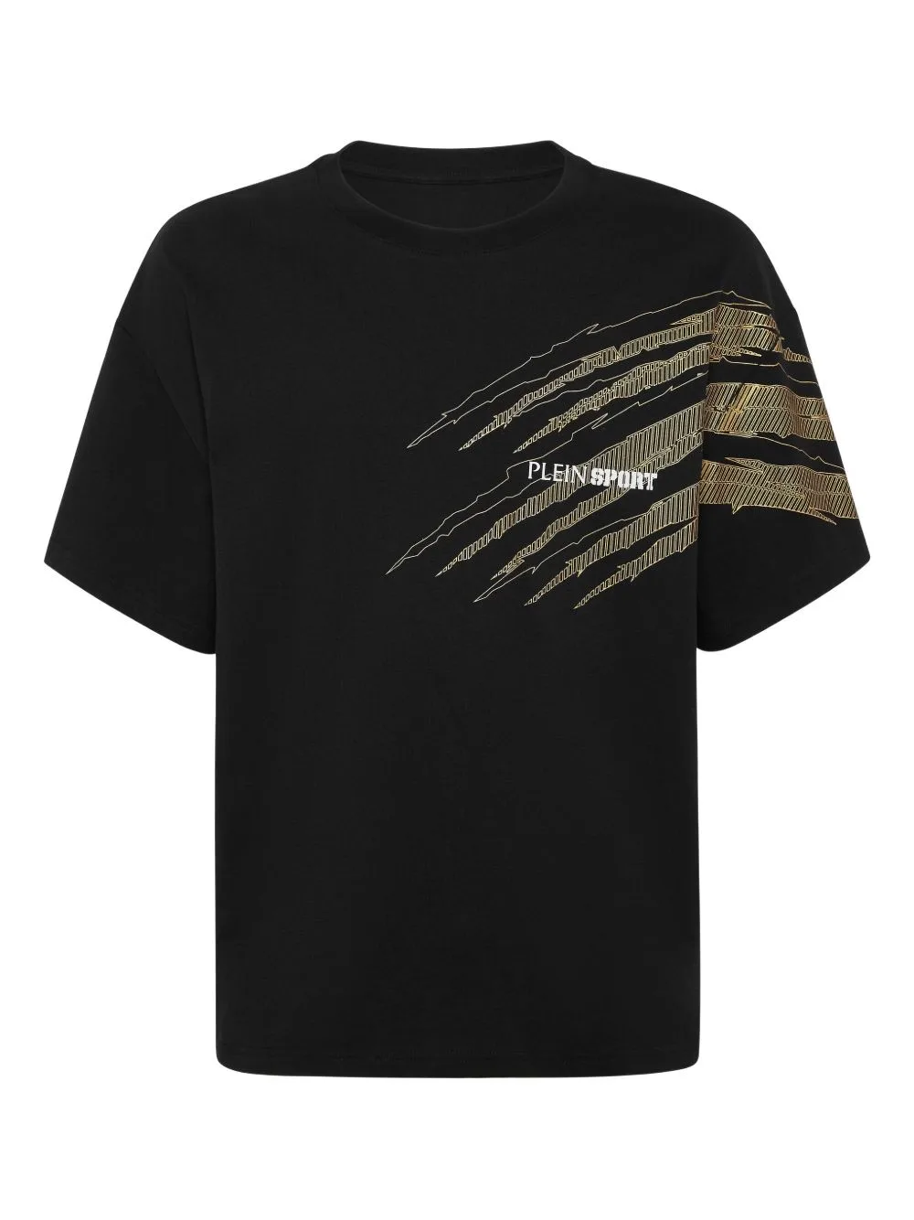 Scratch-Detail T-Shirt by Plein Sport