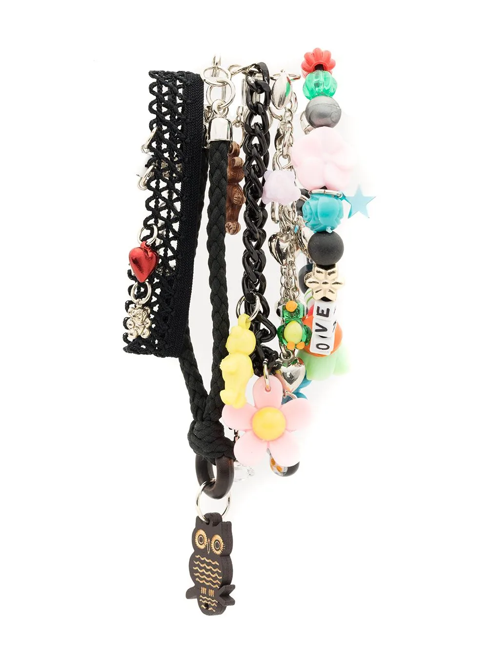 Multi-Chain Stack Bracelet by Amir Slama