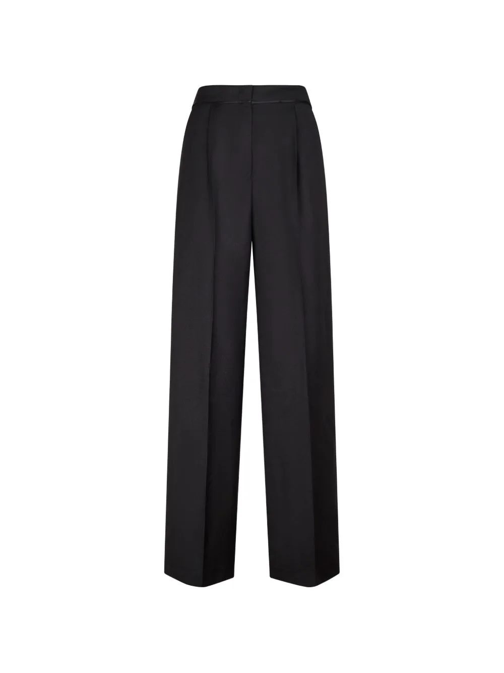 Pleated High-Waisted Trousers