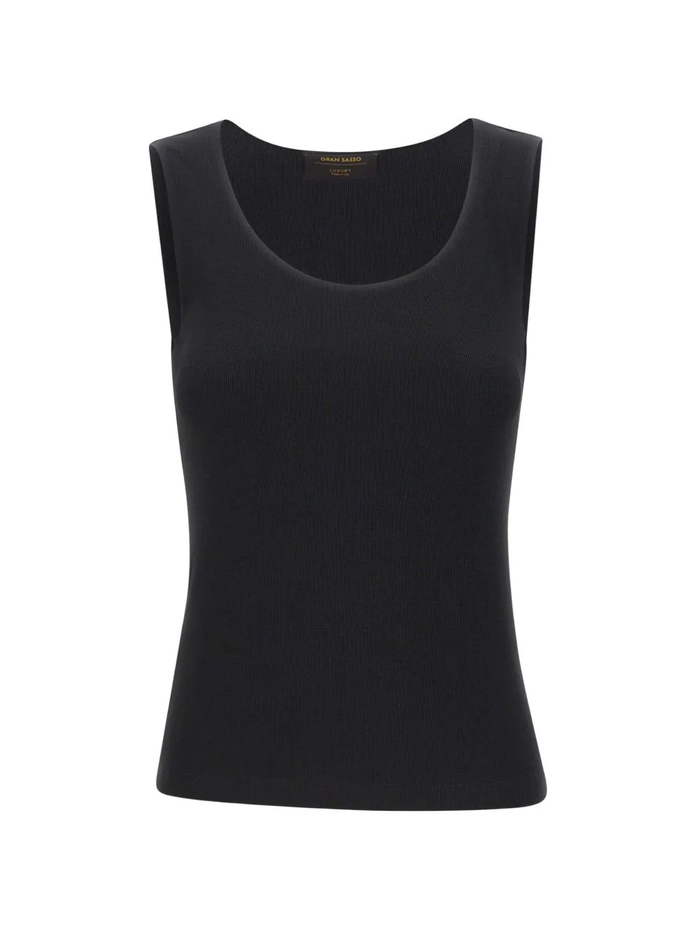Scoop-Neck Tank Top by Gran Sasso