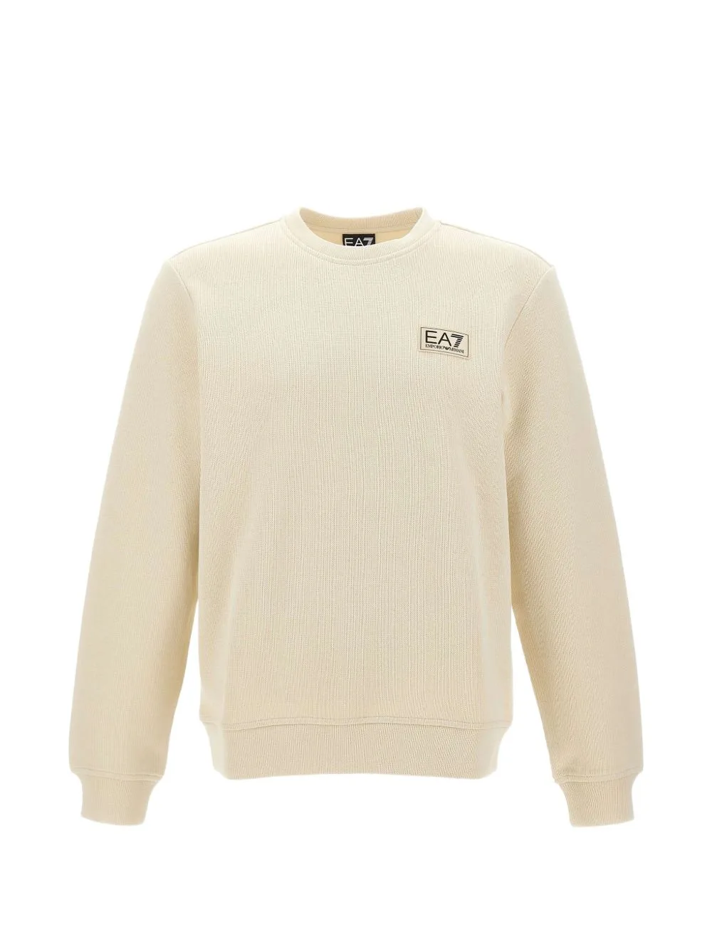 Logo-Patch Ribbed-Finish Sweater by Ea7 Emporio Armani