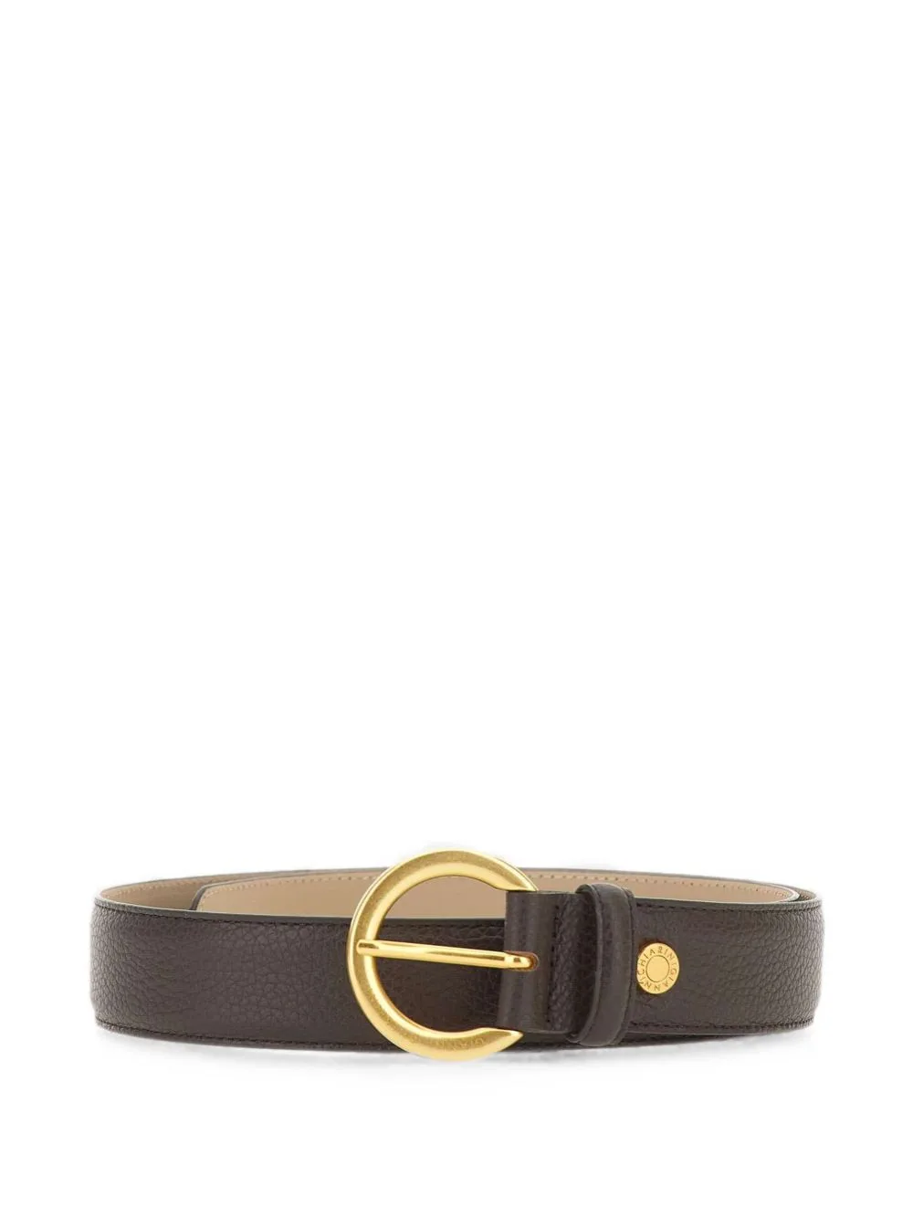 Hammered-Calf Leather Padded Belt by GIANNI CHIARINI