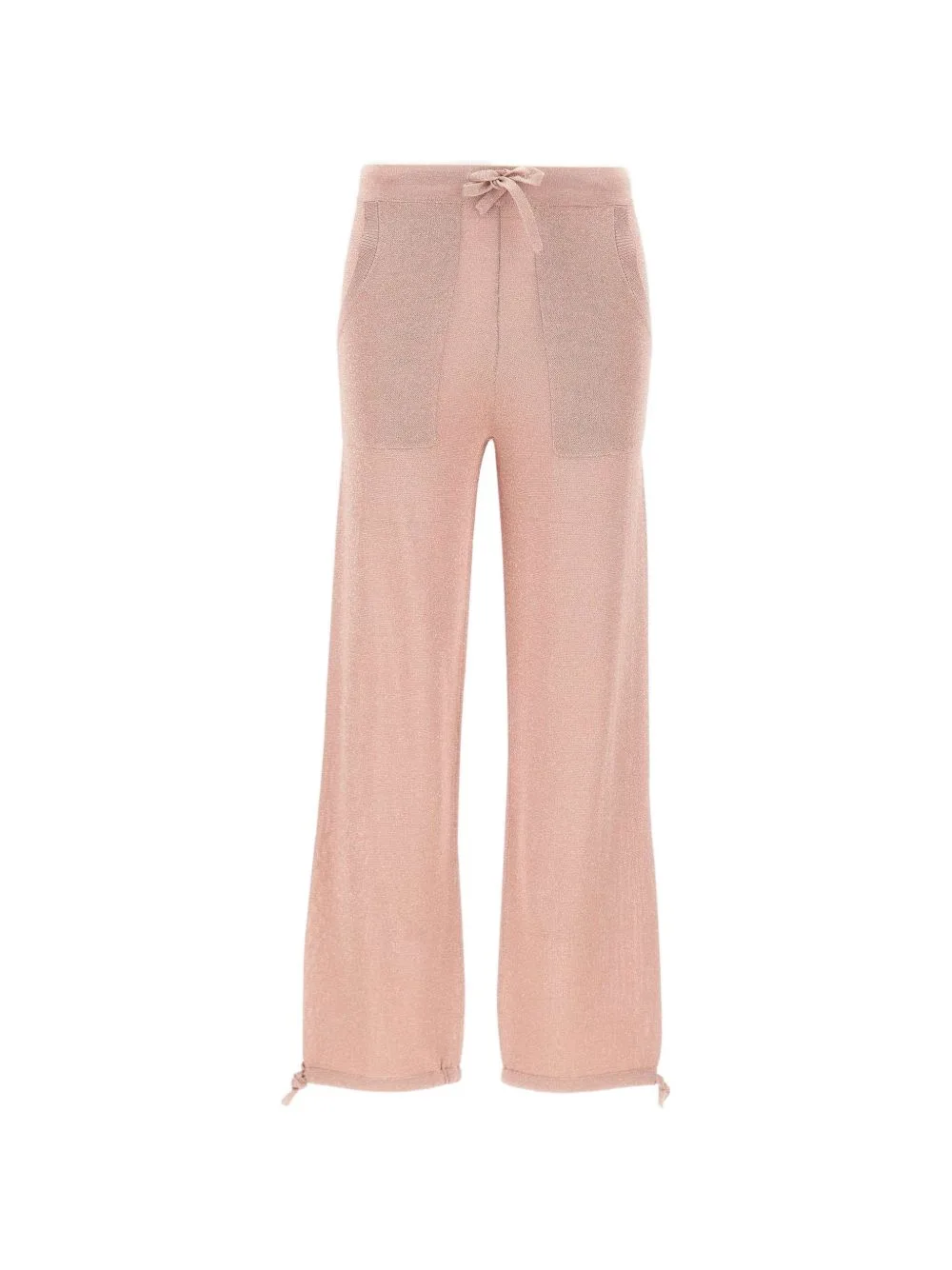 Drawstring-Waist Knitted Trousers by Kangra