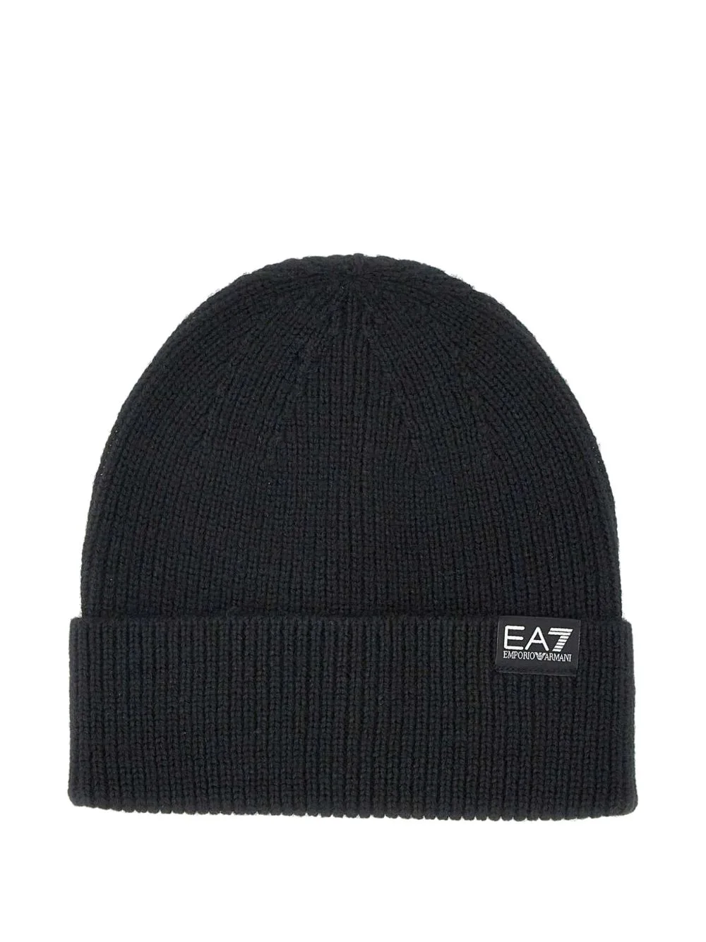 Ribbed-Knit Beanie Hat by Ea7 Emporio Armani