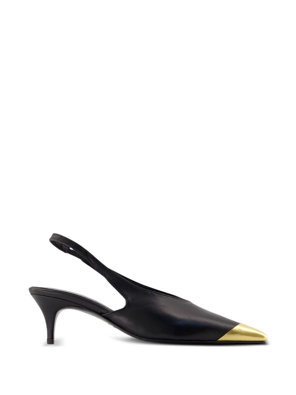 Nelly Metal-Toe Slingback Pumps