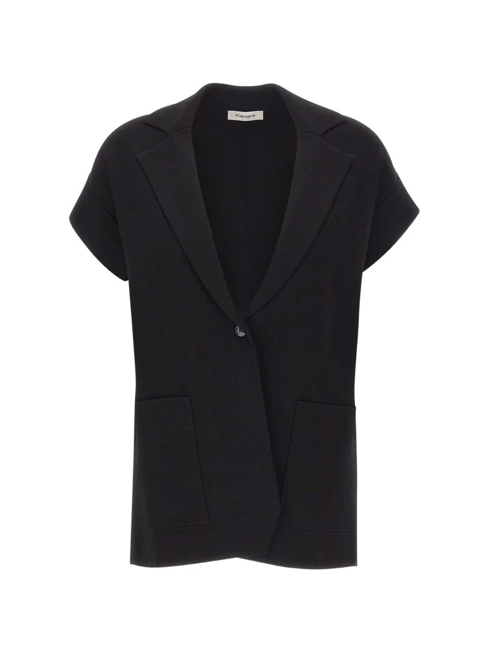 Short-Sleeve Knitted Blazer by Kangra