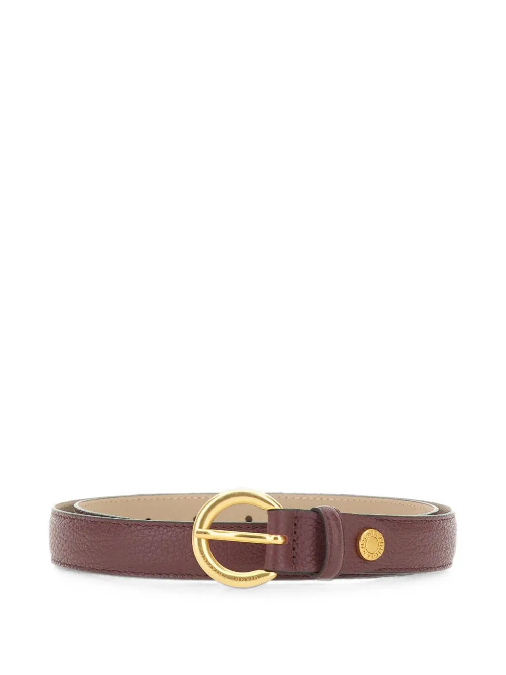 Hammered-Leather Padded Belt by GIANNI CHIARINI