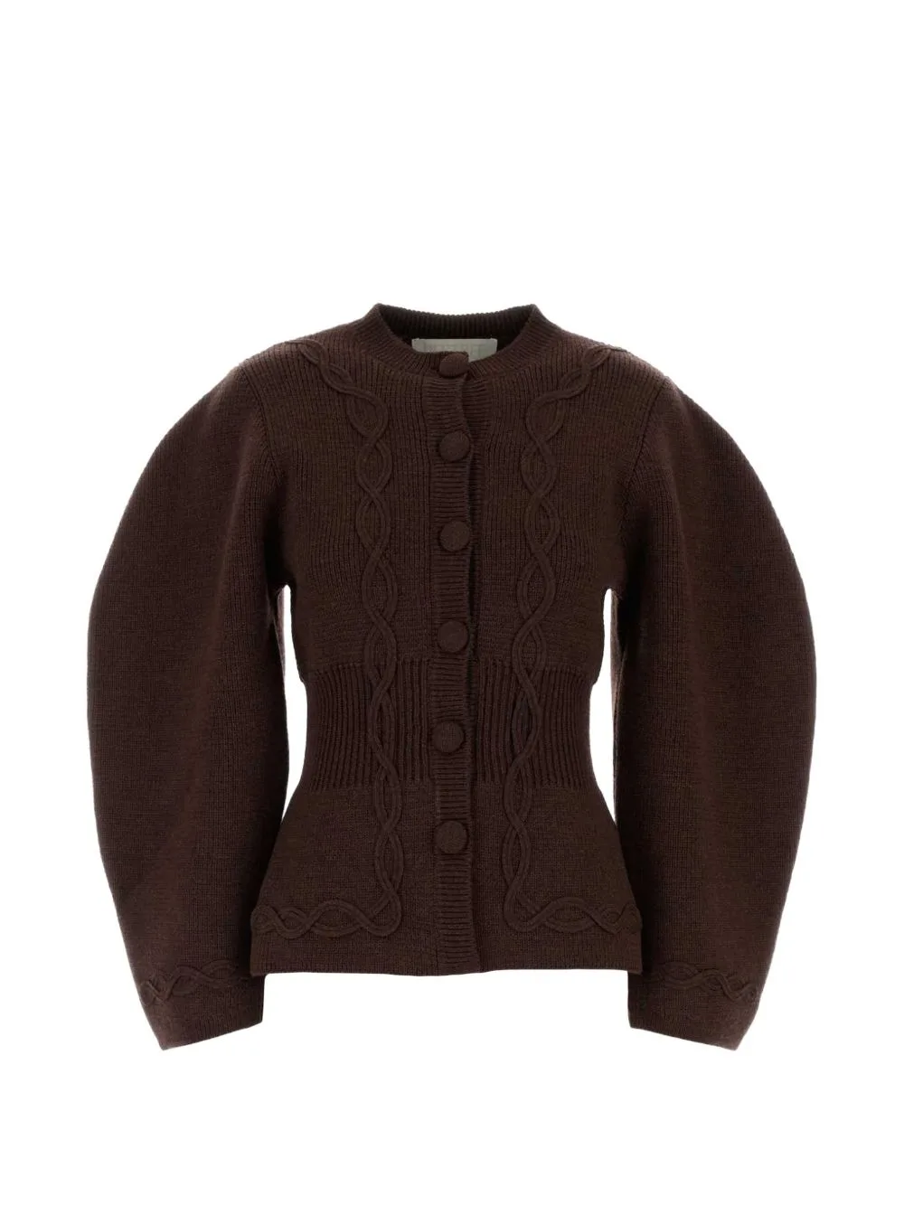 Adrian Puff-Sleeve Cardigan by DESTREE