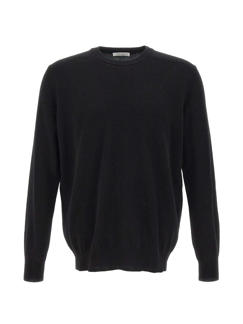 Ribbed-Knit Crew-Neck Sweater by Kangra